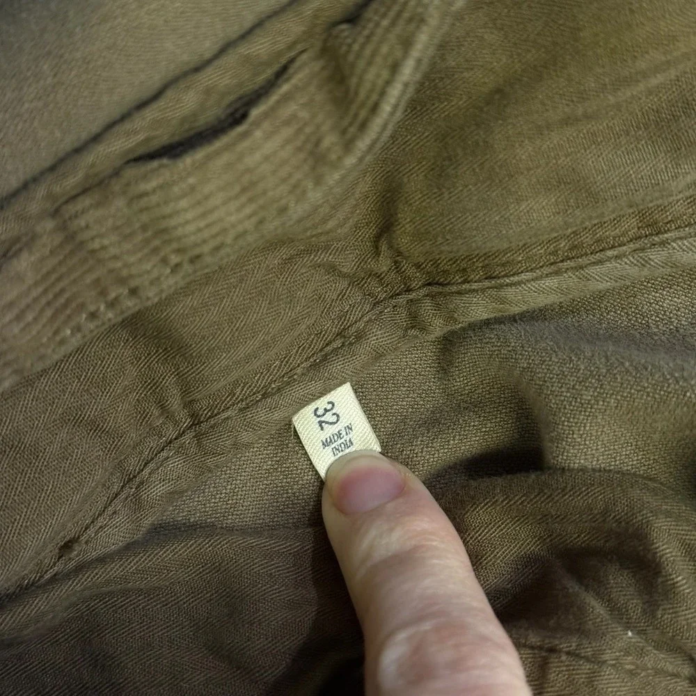 Faherty Brand Mens Brown‎ Organic Cotton Stretch Corduroy 5-Pocket Pants Size 32